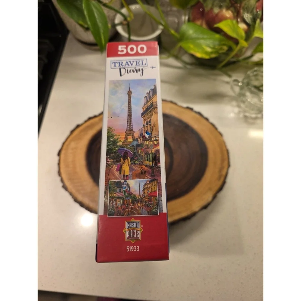 MasterPieces Parisian Charm 500 Piece Jigsaw Puzzle Complete with Poster